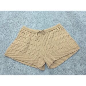 Saturday Sunday Anthropologie Knit Shorts‎ Womens 2X Beige Drawstring Lounge